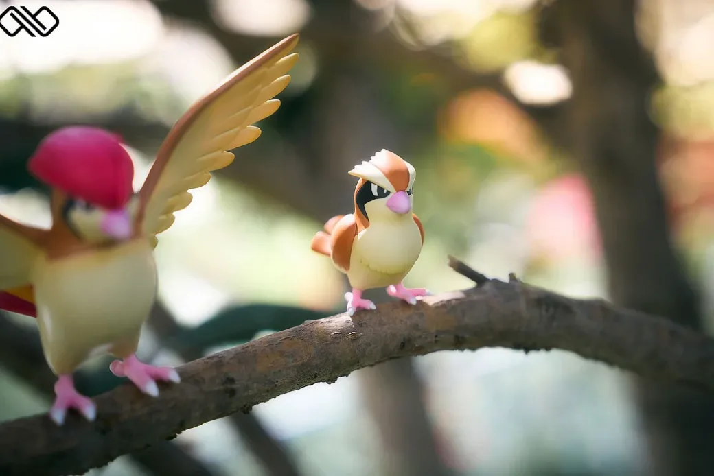 1/20 Scale World Zukan Evolution of Pidgeot Set - Pokemon Resin Statue - Unlimited Studios
