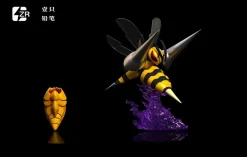 1/20 Scale World Zukan Evolution of Beedrill Set & Mega Beedrill Set - Pokemon Resin Statue - ZR Studios