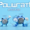 1/20 Scale World Zukan Evolution of Poliwrath Set - Pokemon Resin Statue - MG Studios