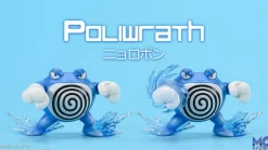 1/20 Scale World Zukan Evolution of Poliwrath Set - Pokemon Resin Statue - MG Studios
