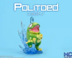 1/20 Scale World Zukan Evolution of Poliwrath Set - Pokemon Resin Statue - MG Studios