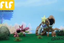 1/20 Scale World Zukan Evolution of Corphish Set - Pokemon Resin Statue - FLF Studio