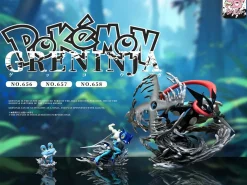 1/20 Scale World Zukan Evolution of Greninja Set - Pokemon Statue - DaiDai Studio