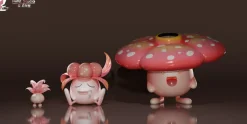 1/20 Scale World Zukan Evolution of Oddish Set - Pokemon Resin Statue - Jiang Studios