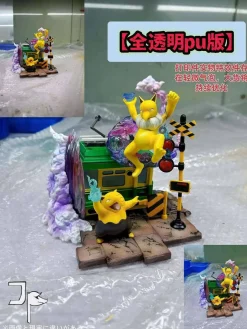 1/20 Scale World Zukan Evolution of Drowzee Set - Pokemon Resin Statue - JP Studio