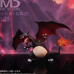 1/20 Scale World Zukan Evolution of Charizard Set & Mega Charizard Y 2.0 - Pokemon Resin Statue - MD-Studio