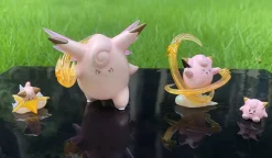 1/20 Scale World Zukan Evolution of Clefairy Set - Pokemon Resin Statue - PIPI Studios