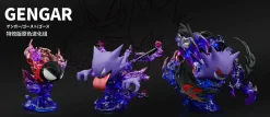 1/20 Scale World Zukan Evolution of Gengar Set - Pokemon Statue - SK Studios