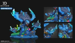 1/20 Scale World Zukan Evolution of Carracosta Set - Pokemon Resin Statue - XO Studio