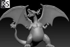 1/20 Scale World Zukan Evolution of Charmander Set - Pokemon Resin Statue - RS Studios