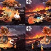 1/20 Scale World Zukan Evolution of Camerupt with LED - Pokemon Resin Statue - ZR Studios