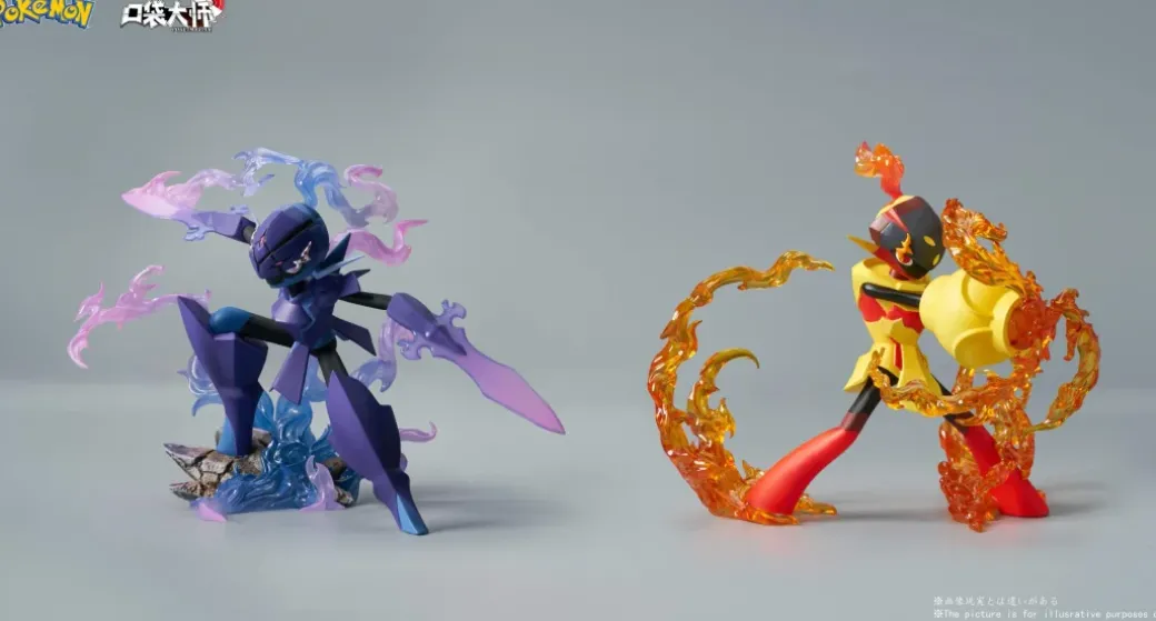 1/20 Scale World Zukan Evolution of Charcadet Set & Ceruledge & Armarouge - Pokemon Statue - Poket Master Studio