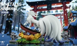 1/20 Scale World Zukan Evolution of Ninetales Set & Komala - Pokemon Resin Statue - Wonder Studio