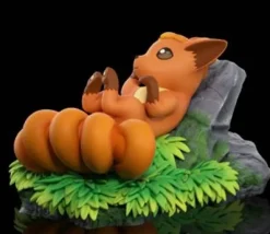 1/20 Scale World Zukan Evolution of Ninetales Set & Komala - Pokemon Resin Statue - Wonder Studio