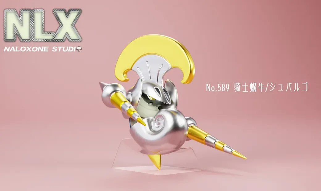 1/20 Scale World Zukan Evolution of Escavalier Set & Accelgor Set - Pokemon Resin Statue - Naloxone Studio