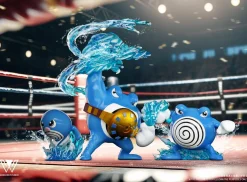 1/20 Scale World Zukan Evolution of Poliwrath Set & Primeape Set - Pokemon Statue - Wonder Studio