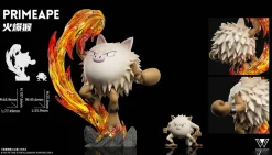 1/20 Scale World Zukan Evolution of Poliwrath Set & Primeape Set - Pokemon Statue - Wonder Studio