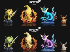 1/20 Scale World Zukan Evolution of Eevee - Pokemon Resin Statue - STS Studio