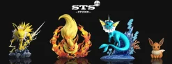 1/20 Scale World Zukan Evolution of Eevee - Pokemon Resin Statue - STS Studio
