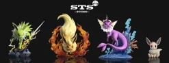 1/20 Scale World Zukan Evolution of Eevee - Pokemon Resin Statue - STS Studio