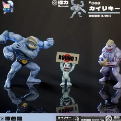 1/20 Scale World Zukan Evolution of Machamp Set - Pokemon Resin Statue - HuaJuan Studio