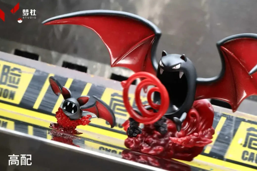 1/20 Scale World Zukan Evolution of Golbat Set - Pokemon Statue - MengShe Studio