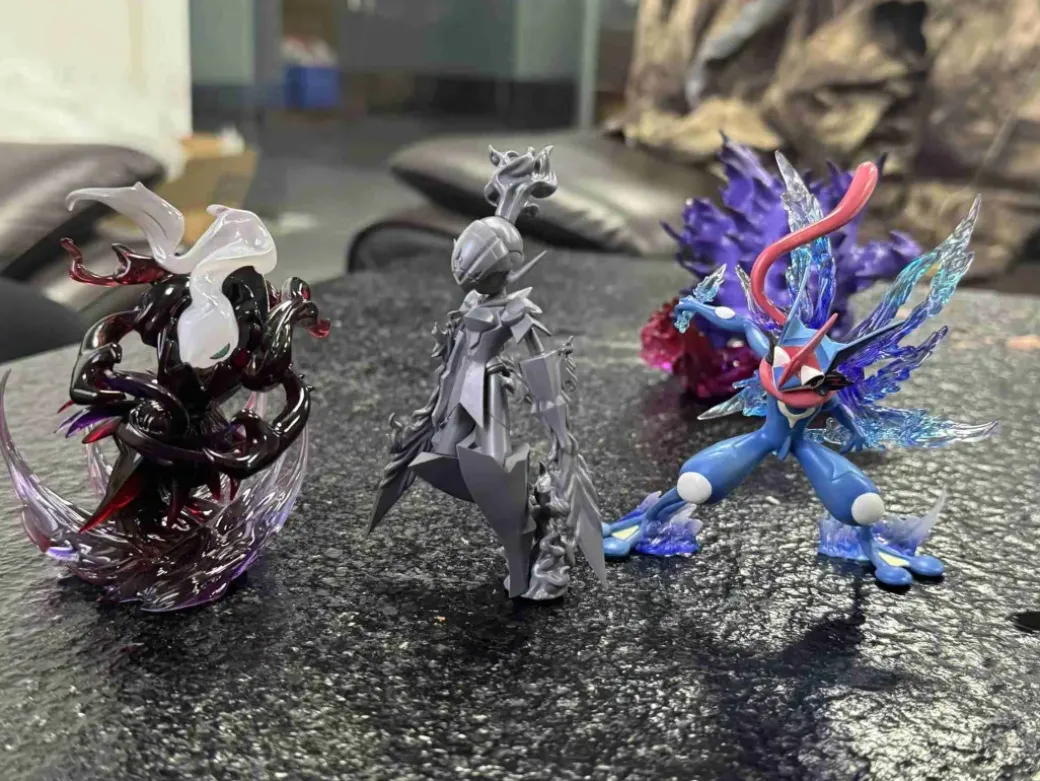 1/20 Scale World Zukan Evolution of Ceruledge & Armarouge Set - Pokemon Resin Statue - PM-Studios