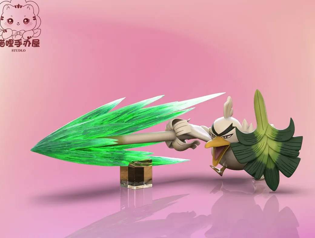 1/20 Scale World Zukan Farfetch'd & Galar Farfetch'd & Sirfetch'd - Pokemon Statue - MiaoLi Studio
