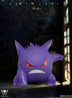 1/20 Scale World Zukan Gengar - Pokemon Statue - Wonder Studio