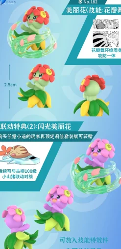 1/20 Scale World Zukan Giovanni & Beedrill & Erika & Original Bellossom - Pokemon Resin Statue - QN Studios
