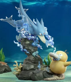 1/20 Scale World Zukan Goldeen Set & Kingler Set & Vaporeon & Psyduck Set - Pokemon Resin Statue - VS Studio