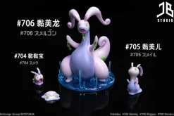 1/20 Scale World Zukan Goodra Family - Pokemon Resin Statue - JB Studio
