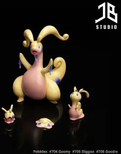 1/20 Scale World Zukan Goodra Family - Pokemon Resin Statue - JB Studio