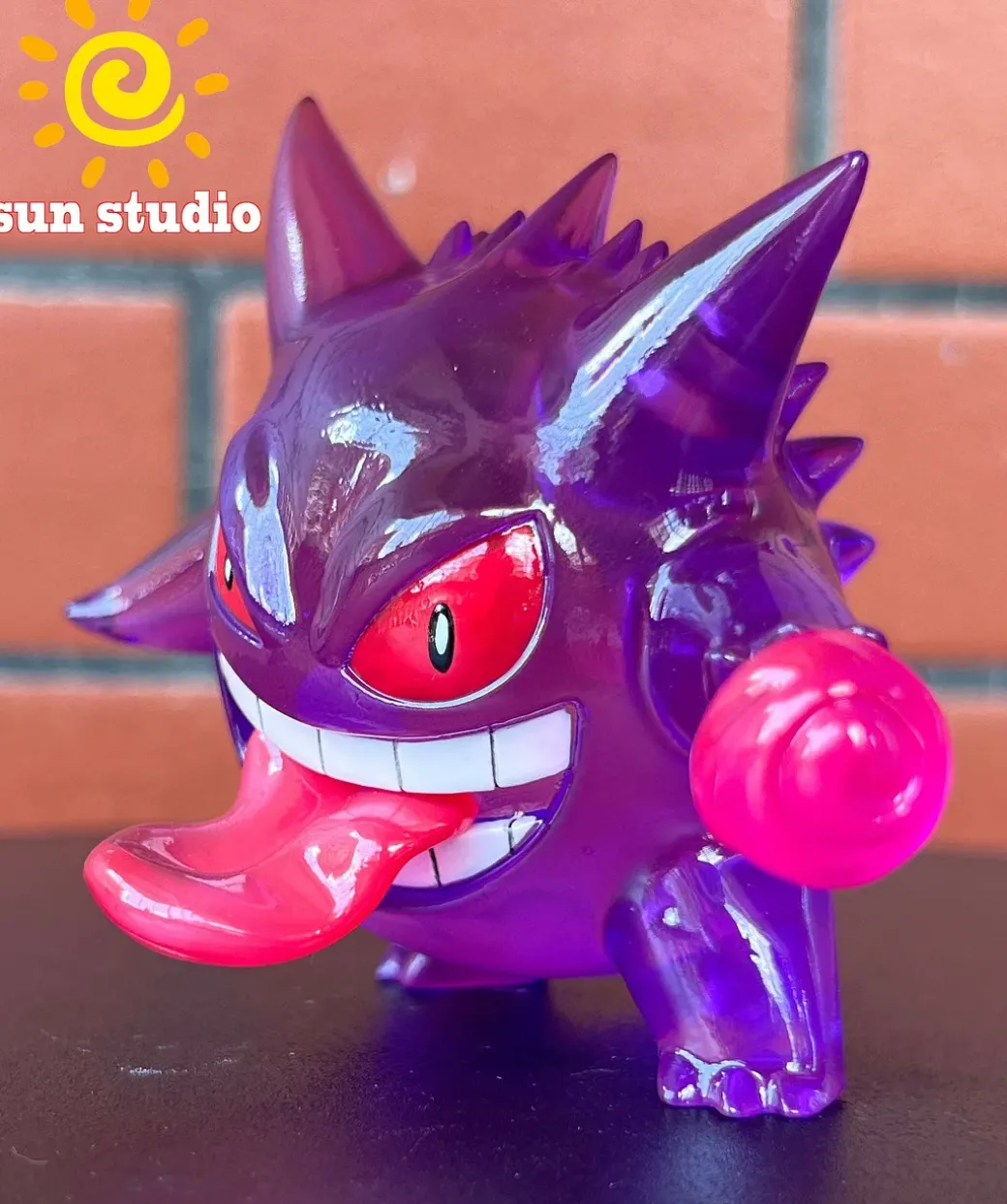 1/20 Scale World Zukan Hand Ball Gengar - Pokemon Statue - sun Studio