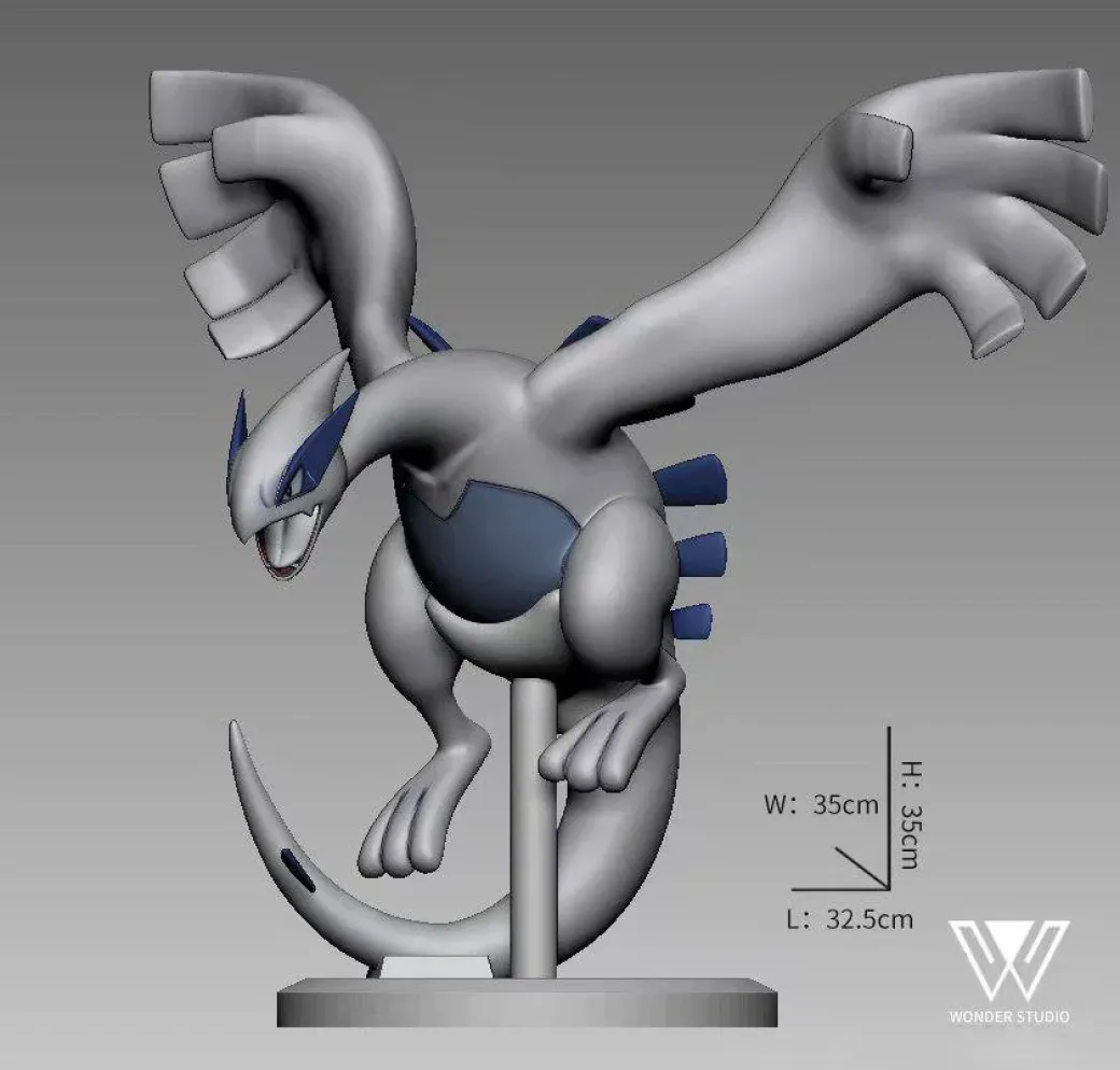 1/20 Scale World Zukan Ho-Oh & Lugia - Pokemon Resin Statue - Wonder Studio