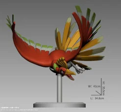 1/20 Scale World Zukan Ho-Oh & Lugia - Pokemon Resin Statue - Wonder Studio