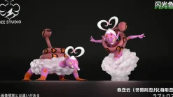 1/20 Scale World Zukan Incarnate Forme & Therian Forme Enamorus - Pokemon Statue - Bee Studio