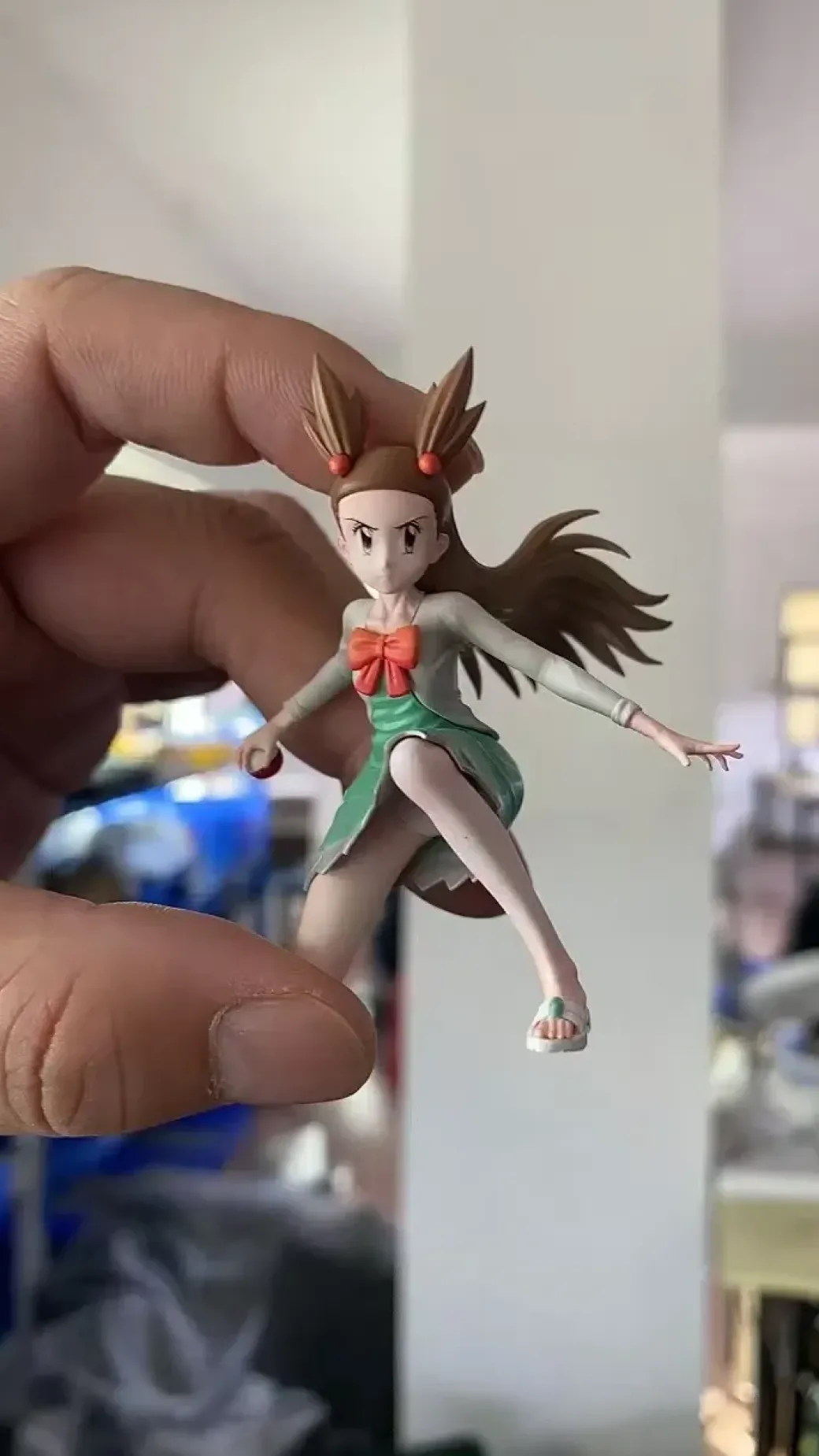 1/20 Scale World Zukan Jasmine & Ash Ketchum & Blue Oak - Pokemon Resin Statue - Boom Studio