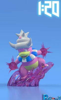 1/20 Scale World Zukan Kanto & Galarian Region Slowpoke Family - Pokemon Resin Statue - PCHouse Studios