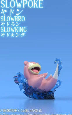 1/20 Scale World Zukan Kanto & Galarian Region Slowpoke Family - Pokemon Resin Statue - PCHouse Studios