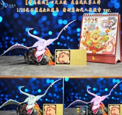1/20 Scale World Zukan Lance & Aerodactyl & Dragonair & Gyarados - Pokemon Resin Statue - QN Studios