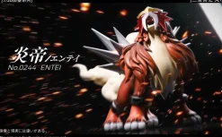 1/20 Scale World Zukan Legendary Beasts Series 001 Entei - Pokemon Resin Statue - Wang Wang Studio