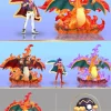 1/20 Scale World Zukan Leon & Charizard - Pokemon Resin Statue - QN Studios