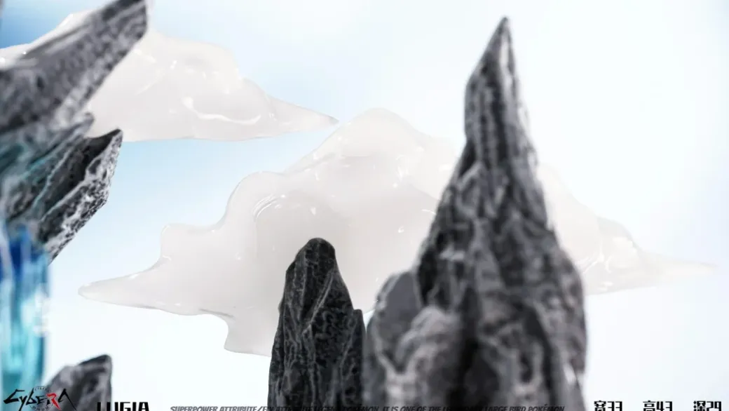 1/20 Scale World Zukan Lugia with LED - Pokemon Resin Statue - Cybera-Studios