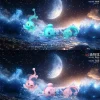 1/20 Scale World Zukan Manaphy & Phione - Pokemon Statue - ZaoWuGuan Studio