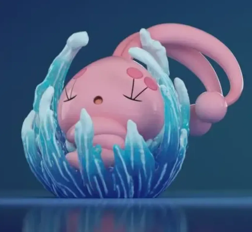 1/20 Scale World Zukan Manaphy & Phione - Pokemon Statue - ZaoWuGuan Studio