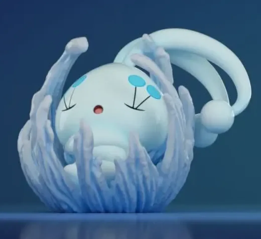 1/20 Scale World Zukan Manaphy & Phione - Pokemon Statue - ZaoWuGuan Studio