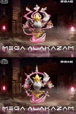 1/20 Scale World Zukan Mega Alakazam - Pokemon Resin Statue - Pokemon Studio