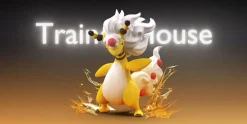 1/20 Scale World Zukan Mega Ampharos, Jasmine & Mega Steelix - Pokemon Resin Statue - Trainer House Studios