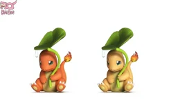 1/20 Scale World Zukan Mega Charizard X & Mega Charizard Y - Pokemon Resin Statue - DaiDai Studio